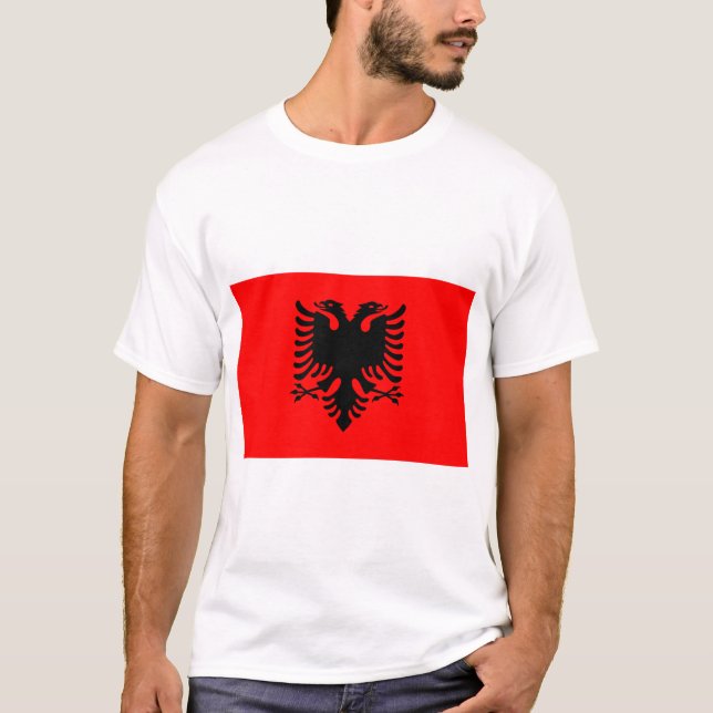 Albania Flag T-Shirt (Front)
