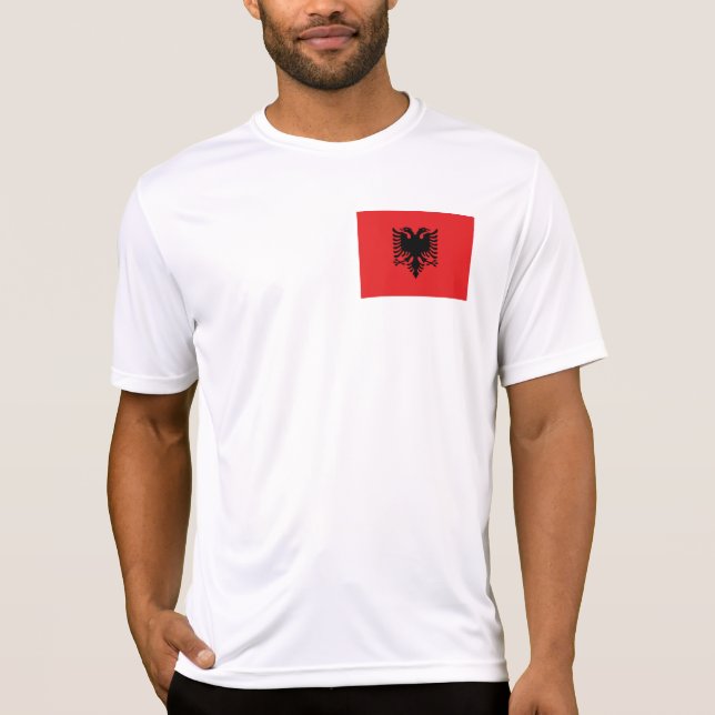 Albania Flag T-Shirt (Front)