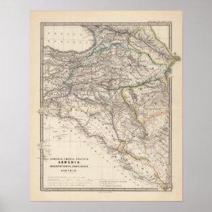Albania, Iberia, Colchis, Armenia, Mesopotamia Poster
