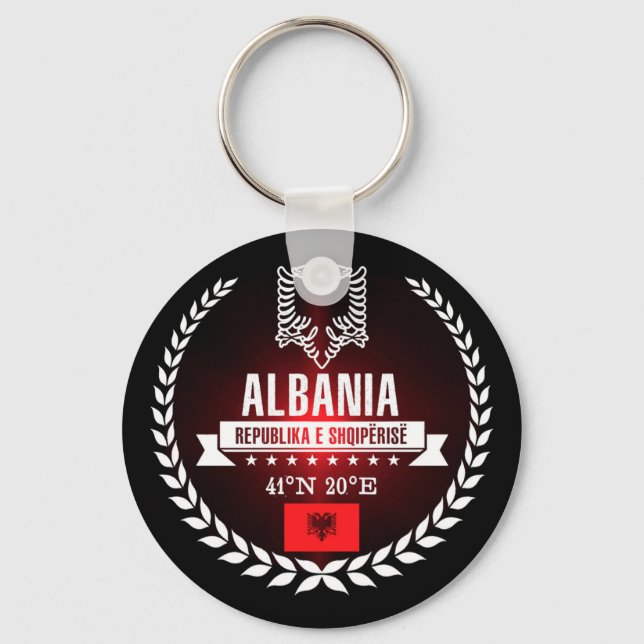 Albania Key Ring (Front)