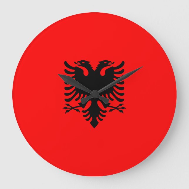 Albania Large Clock (Front)