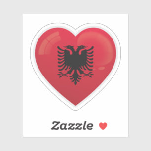 Albania Love Flag