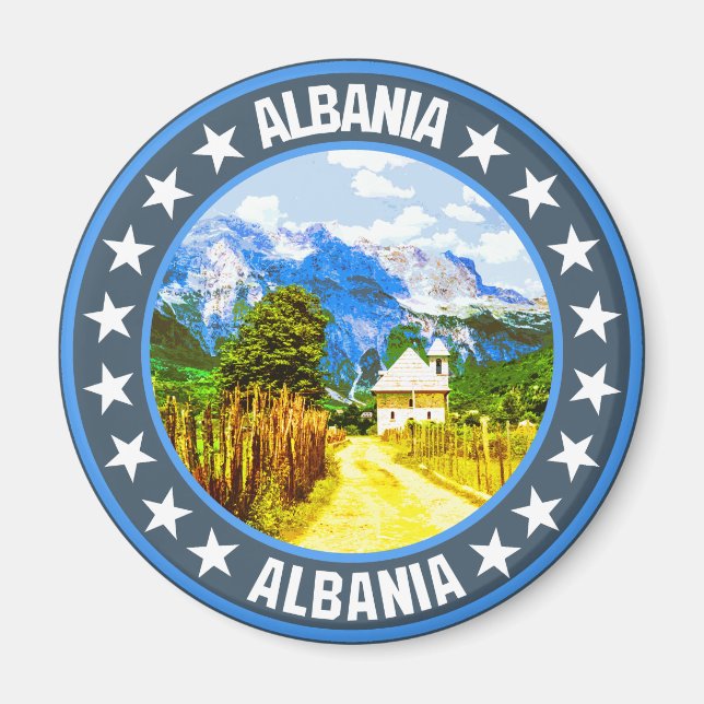 Albania                                            magnet (Front)