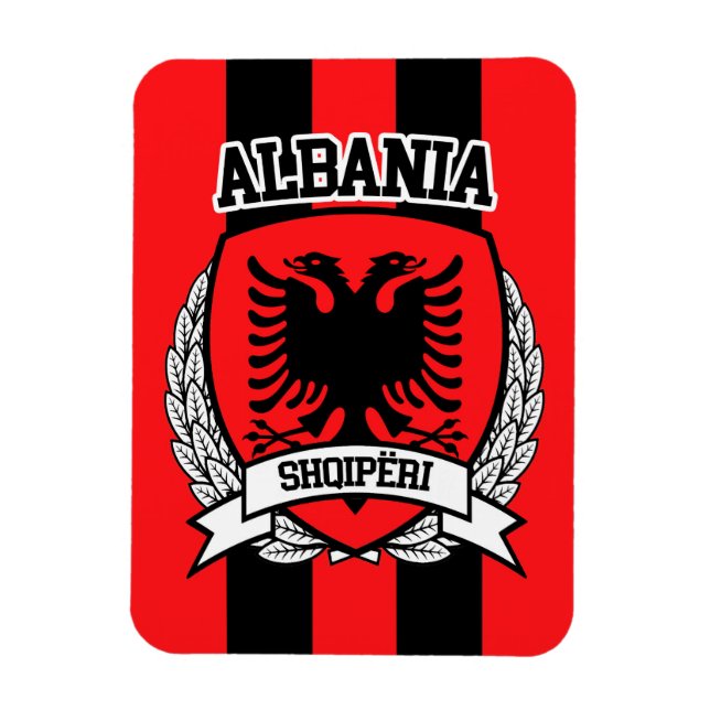 Albania Magnet (Vertical)