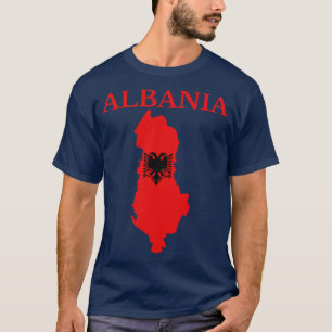 Albania Map Flag T-Shirt