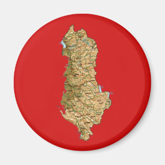 Albania Map Magnet