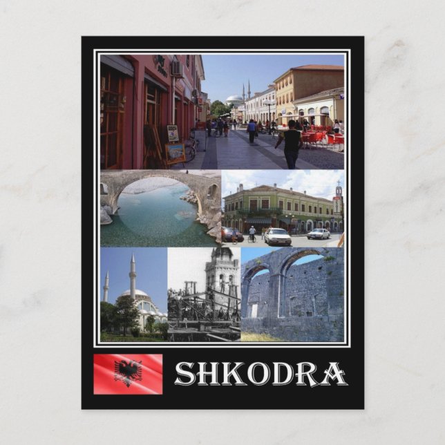 Albania - Shkodra - Mosaic - Postcard (Front)
