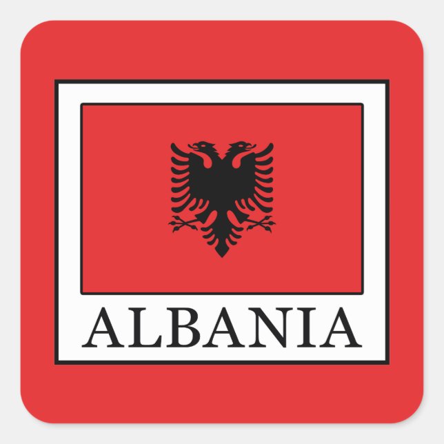 Albania Square Sticker (Front)