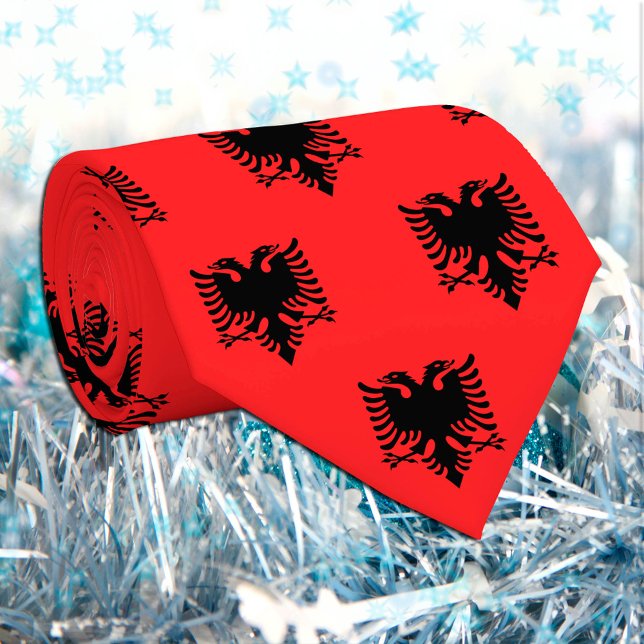 Albania Ties, fashion Albanian Flag business Tie (Creator Uploaded)