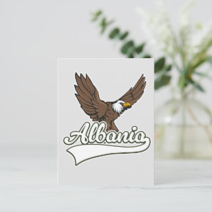 Albania travel logo holiday postcard