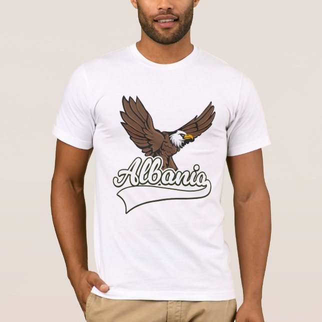 Albania travel logo T-Shirt (Front)