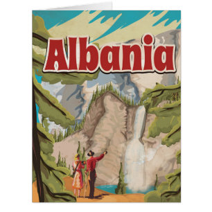 Albania Vintage Travel Poster