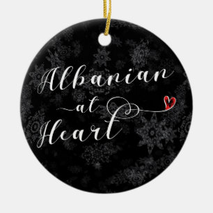 Albanian At Heart, Christmas Tree Ornament