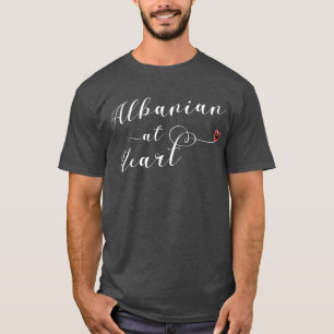 Albanian At Heart Tee Shirt, Albania