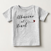 Albanian At Heart Tee Shirt, Albania