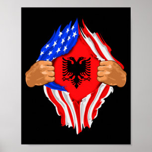 Albanian blood inside me poster