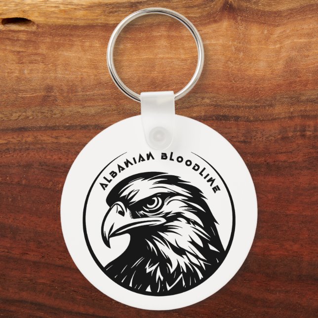 Albanian Bloodline Keychain – Eagle Heritage (Back)