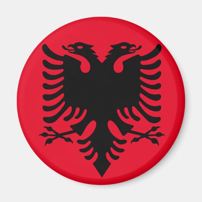 Albanian Coat of arms Magnet (Front)