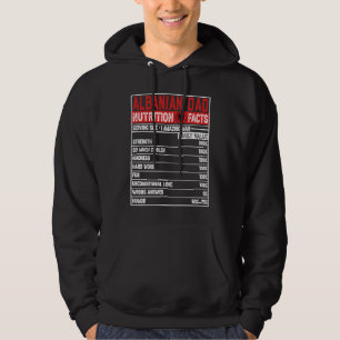 Albanian Dad   Dad Hero Nutritional Father's Day Hoodie