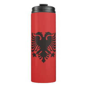 Albanian Flag All Over Thermal Tumbler