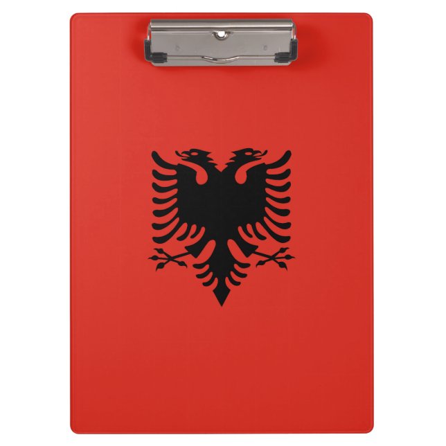 Albanian flag clipboard (Front)