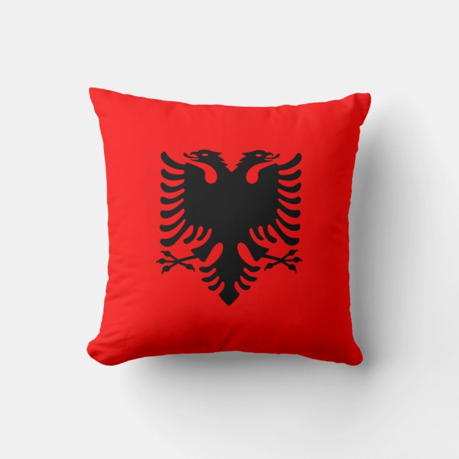 Albanian Flag Cushion (Front)