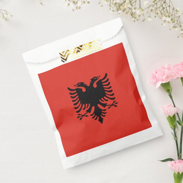 Albanian flag favour bags (Sealed)