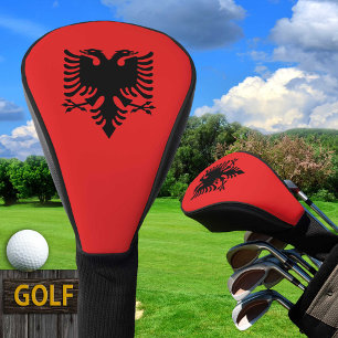 Albanian Flag & Golf Albania sport Covers /clubs