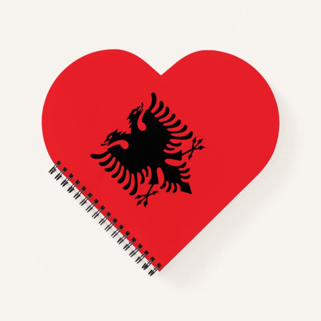 Albanian flag notebook (Front)