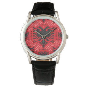 Albanian flag pattern 2 watch