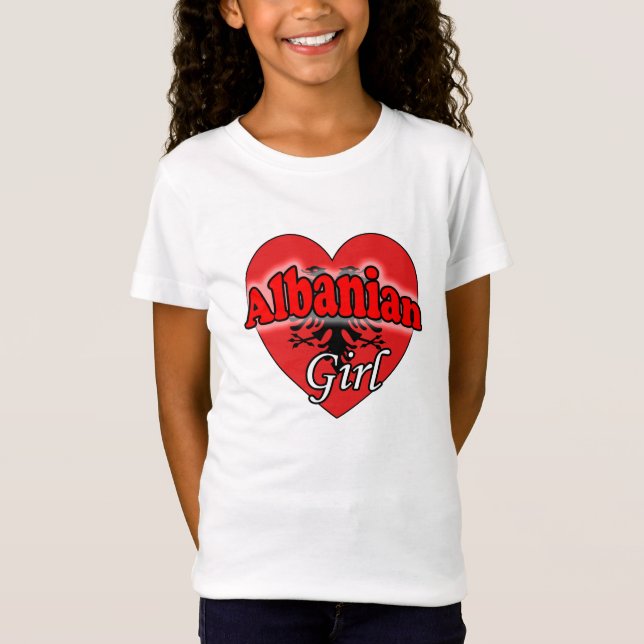 Albanian Girl T-Shirt (Front)