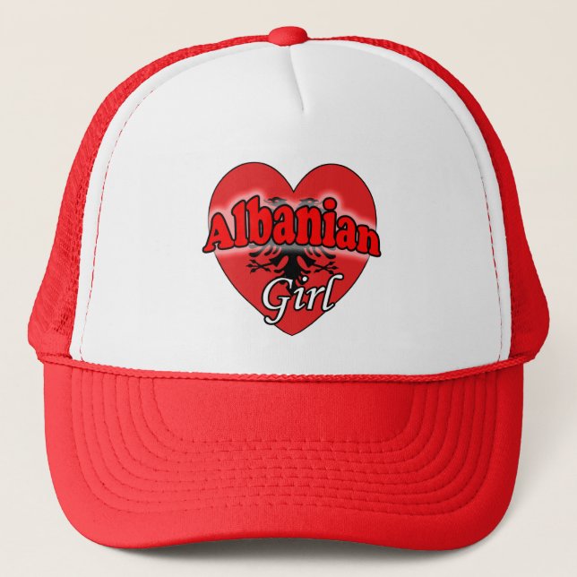 Albanian Girl Trucker Hat (Front)