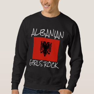 Albanian Girls Rock Proud To Be Albanian Eagle Alb Sweatshirt