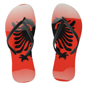 Albanian glossy flag jandals