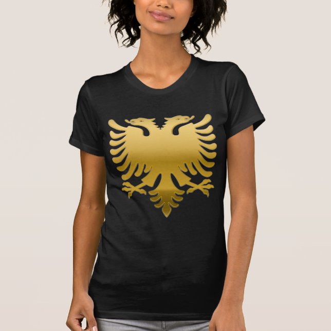 Albanian Gold Eagle 3D T-Shirt (Front)