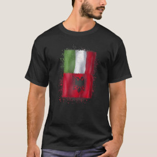 Albanian Italian Love  Albania And Italy T-Shirt