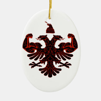 Albanian Power Ceramic Tree Decoration