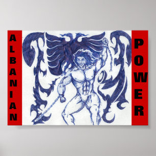 albanian power poster
