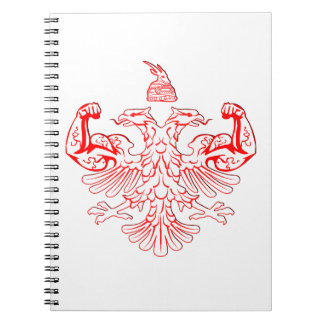 Albanian Power Spiral Notebook