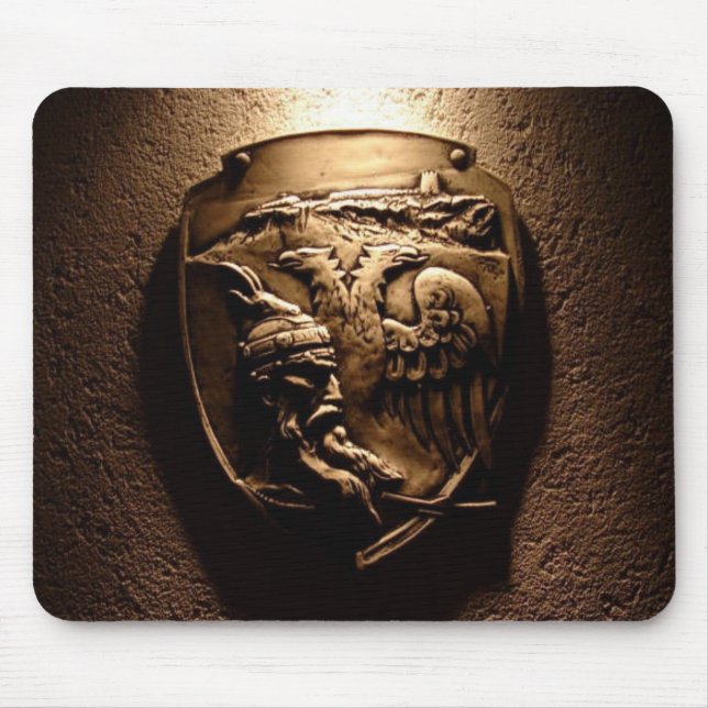 Albanian Shield Mouse Pad (Front)
