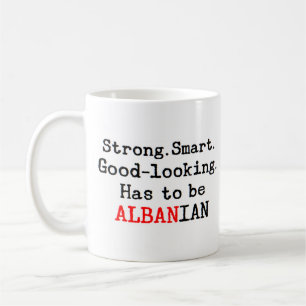 albanian strong coffee mug