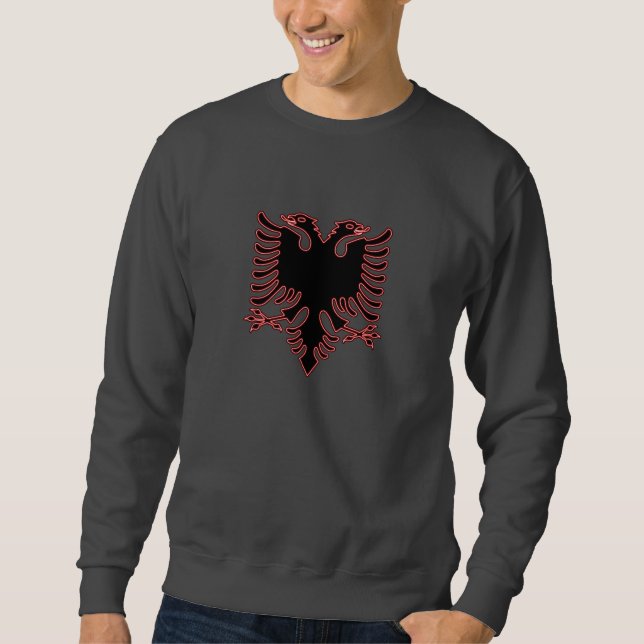 Albanian two-headed eagle sweatshirt (Front)