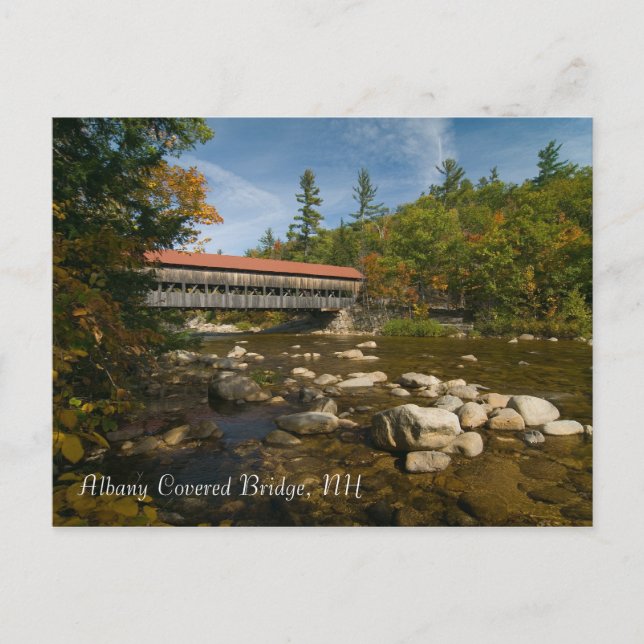 Albany Covered Bridge, NH     Postcard (Front)