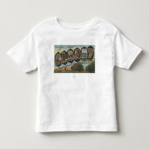 Albany, Georgia - Large Letter Scenes Toddler T-Shirt