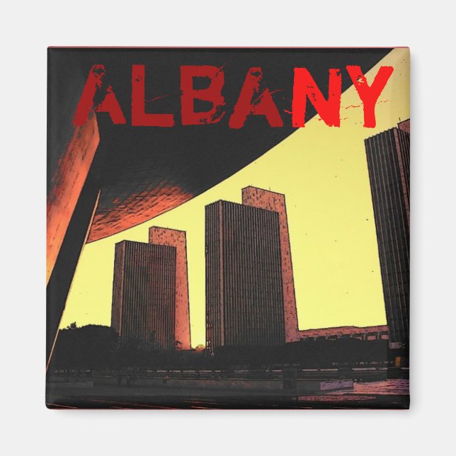 Albany Magnet - Customised (Front)