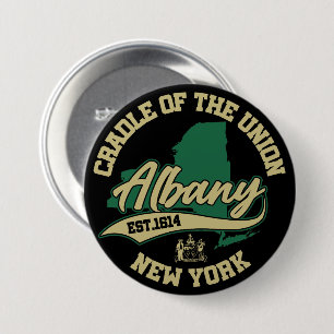 Albany,New York 7.5 Cm Round Badge