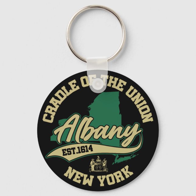 Albany,New York Key Ring (Front)
