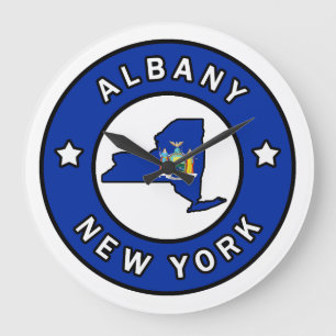 Albany New York Large Clock