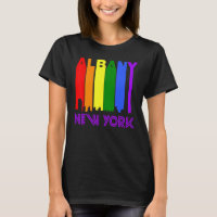 Albany New York Lgbtq Gay Pride Rainbow Skyline