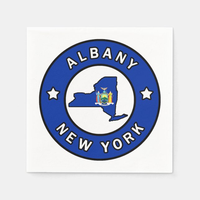 Albany New York Napkin (Front)